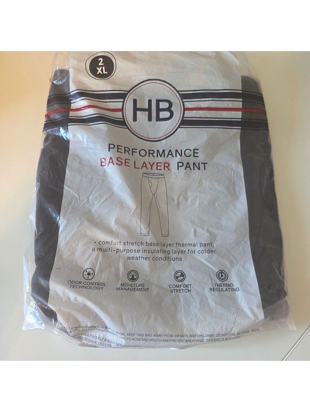 HB Performance base layer pant 2XL black